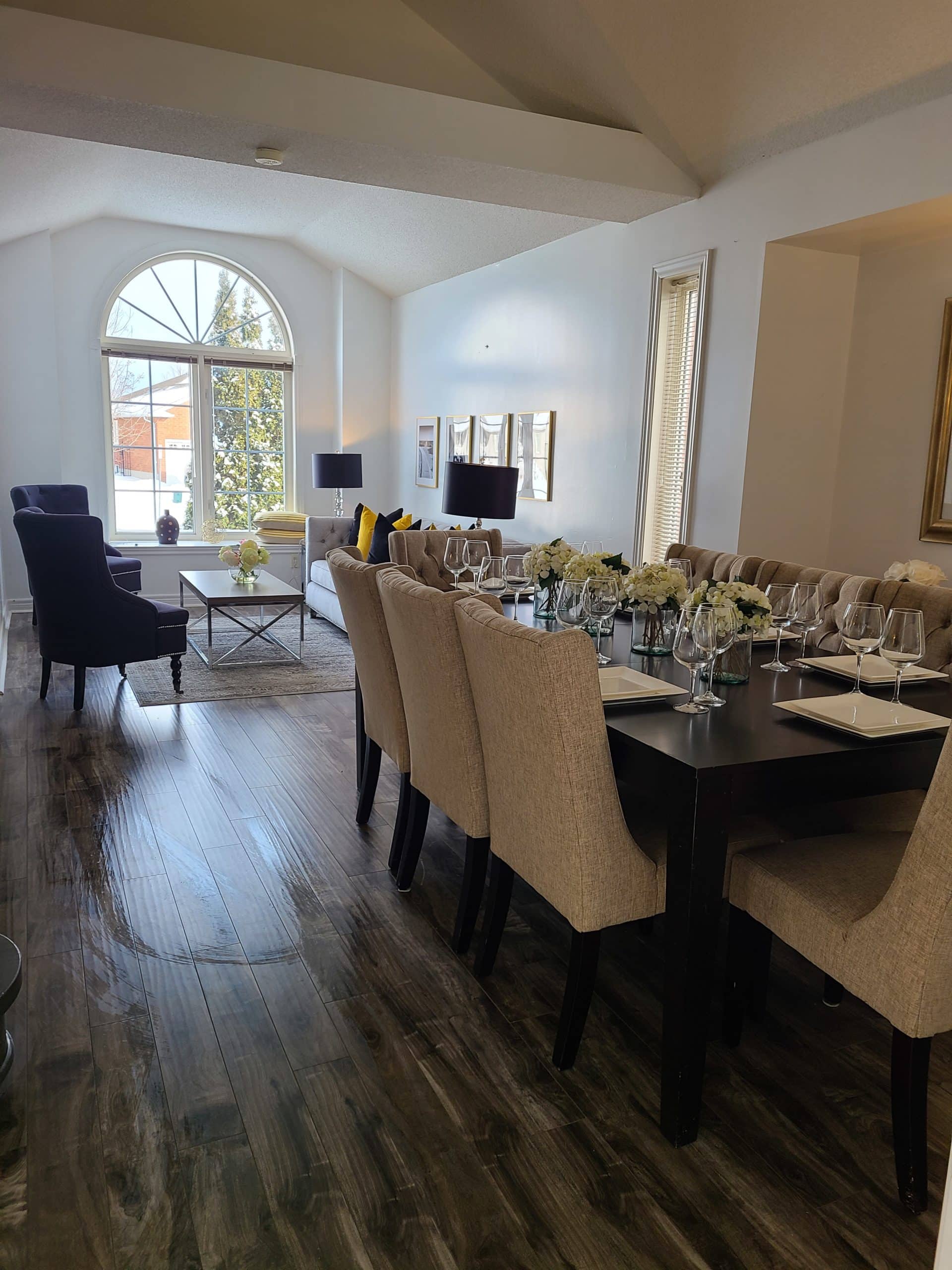 Residential cleaning service completed by Canadian Carpet Cleaning