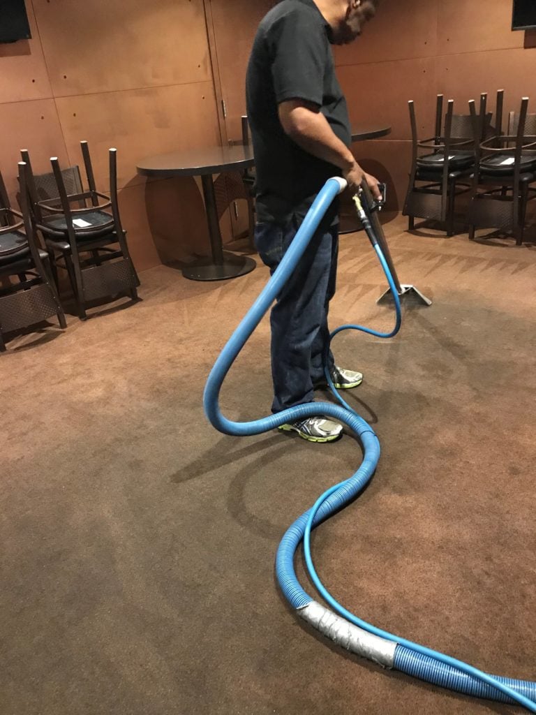 Carpet cleaning in retirement home by Canadian Carpet Cleaning