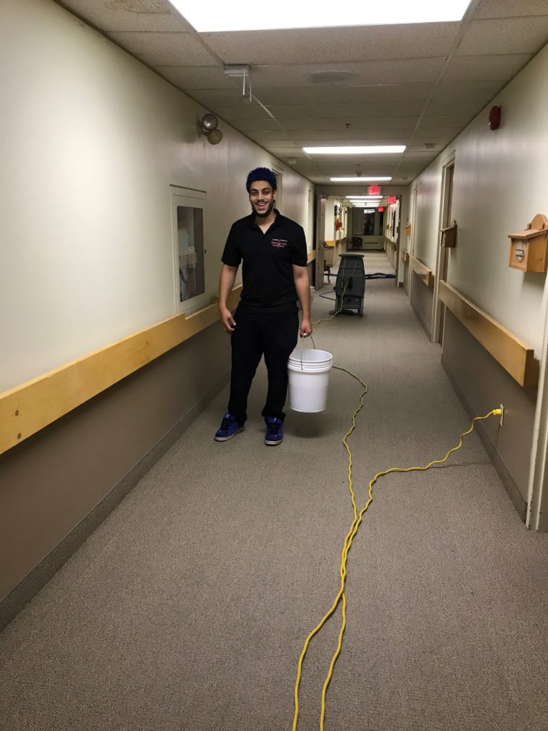 Canadian Carpet Cleaning commercial hallway carpet cleaning