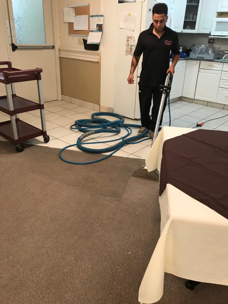 Tile deep cleaning services by Canadian Carpet Cleaning