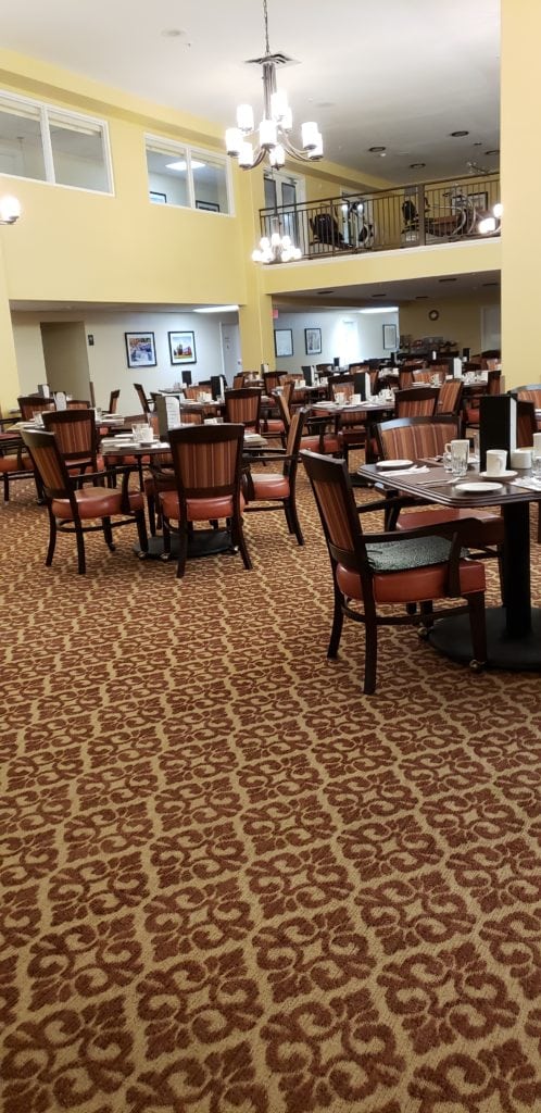 Canadian Carpet Cleaning commercial dining hall carpet cleaning
