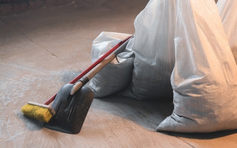 Canadian Carpet Cleaning team doing a post-construction clean-up.